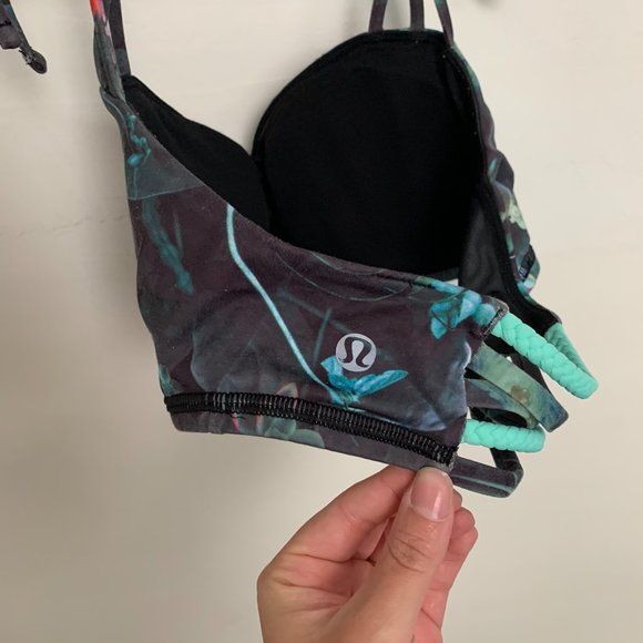 Lululemon Bandeau Sports Bra with Halter Tie Straps - Picture 4 of 5